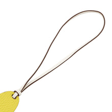 Load image into Gallery viewer, HERMES Bag Charm Surfboard Rose Lipstick/Limepetit H Chevre Leather

