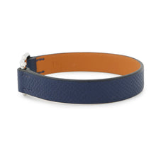 将图像加载到图库查看器中，HERMES Tonight Bracelet Size T5 blue navy Epsom

