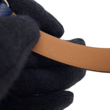 将图像加载到图库查看器中，HERMES Tonight Bracelet Size T5 blue navy Epsom
