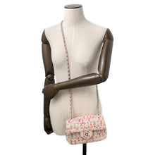 Load image into Gallery viewer, CHANEL Flap Mini Chainshoulder Bag PinkA69900 Tweed

