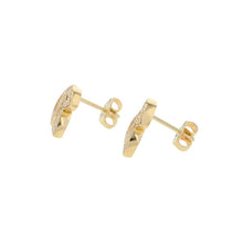 Load image into Gallery viewer, HARRY WINSTON Lily Cluster Mini Ear Studded Size MiniEADYPO1MLC 18K Yellow Gold
