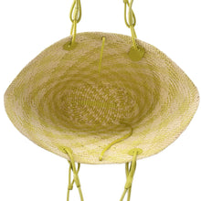 Load image into Gallery viewer, LOEWE Anagram basket bag Beige/Green/YellowA223T43X55 Raffia Leather Size Medium
