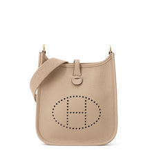 Load image into Gallery viewer, HERMES Evelyne Long Beige Marfa Taurillon Clemence Size TPM
