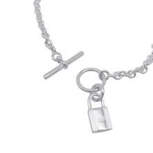 将图像加载到图库查看器中，HERMES Amulette Kelly・Cadena Bracelet SV925
