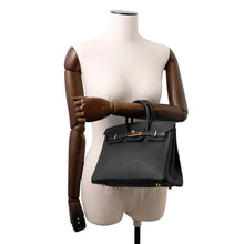 将图像加载到图库查看器中，HERMES Birkin Black Togo Leather Size 25
