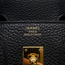 将图像加载到图库查看器中，HERMES Birkin Black Togo Leather Size 25
