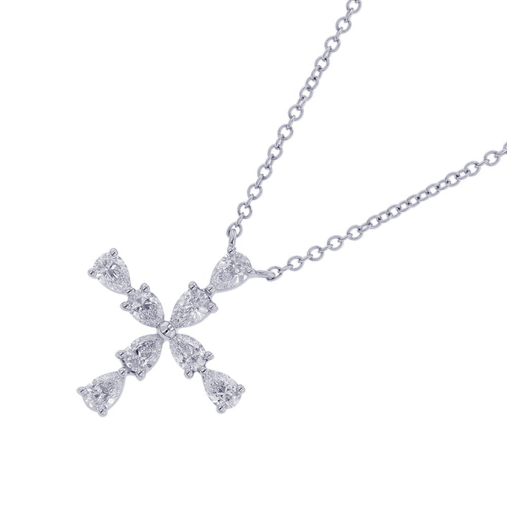 HARRY WINSTON Symbols Pear Shape Mini Cross PendantPEDPREMCPM Pt950