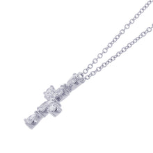将图像加载到图库查看器中，HARRY WINSTON Symbols Pear Shape Mini Cross PendantPEDPREMCPM Pt950
