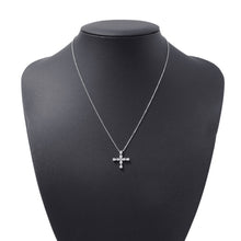 将图像加载到图库查看器中，HARRY WINSTON Symbols Pear Shape Mini Cross PendantPEDPREMCPM Pt950
