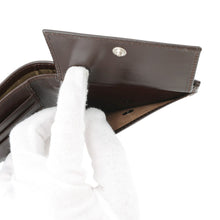 将图像加载到图库查看器中，FENDI Zucca Pattern Bifold Wallet Brown Canvas/Leather
