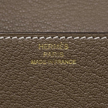 将图像加载到图库查看器中，HERMES Roulis Roulis Slim Etoupe Chevre Myzore Goatskin
