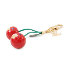 将图像加载到图库查看器中，LOUIS VUITTON LV × TM Bag Charm・Cherry Red/GreenM02476 Plexiglass Monogram Leather
