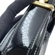 将图像加载到图库查看器中，MIUMIU Hobo 2WAY Shoulder Bag Black5BP084 Patent Leather

