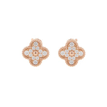 将图像加载到图库查看器中，Van Cleef &amp; Arpels Vintage Alhambra Earring Size vintageVCARP2R500 18K Pink Gold

