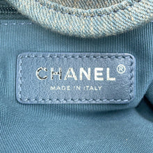 将图像加载到图库查看器中，CHANEL Deauville 2WAYTote Bag Light BlueA66941 Denim Size GM
