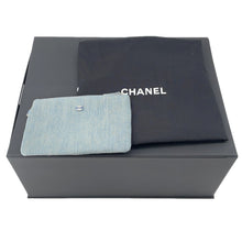 Load image into Gallery viewer, CHANEL Deauville 2WAYTote Bag Light BlueA66941 Denim Size GM
