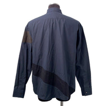 Load image into Gallery viewer, HERMES Jockey Boxy Shirt Size 39 Ardoise Cotton100%
