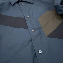 将图像加载到图库查看器中，HERMES Jockey Boxy Shirt Size 39 Ardoise Cotton100%
