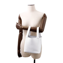 将图像加载到图库查看器中，HERMES Picotin Lock New White Taurillon Clemence Size PM
