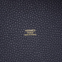 Load image into Gallery viewer, HERMES Picotin Lock Blue Nuit Taurillon Clemence Size PM
