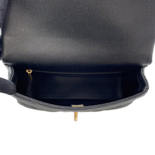 将图像加载到图库查看器中，CHANEL Matelasse Heart Ball Chainshoulder BlackAS3921 Caviar Leather

