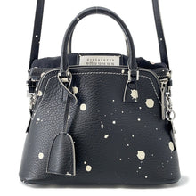 Load image into Gallery viewer, Maison Margiela Maison Margiela 5AC Paint Design 2-Way Handbag Black/WhiteS56WG0082 Leather Size Mini
