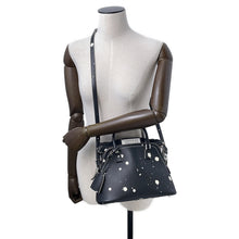 Load image into Gallery viewer, Maison Margiela Maison Margiela 5AC Paint Design 2-Way Handbag Black/WhiteS56WG0082 Leather Size Mini
