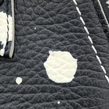 Load image into Gallery viewer, Maison Margiela Maison Margiela 5AC Paint Design 2-Way Handbag Black/WhiteS56WG0082 Leather Size Mini
