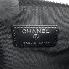 Load image into Gallery viewer, CHANEL Matelasse Star CC Logo Zip Pouch Coin Purse BlackAP4811 Soft Caviar Leather/Rhinestone
