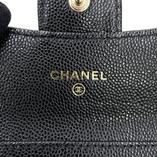 Load image into Gallery viewer, CHANEL Matelasse Chain wallet BlackAP0238 Caviar Leather
