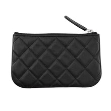 Load image into Gallery viewer, CHANEL Matelasse Star CC Logo Zip Pouch Coin Purse BlackAP4811 Soft Caviar Leather/Rhinestone

