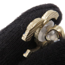 Load image into Gallery viewer, CHANEL CC Logo Earring Gold/Blue Metal
