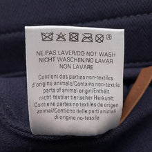 Load image into Gallery viewer, HERMES Sac Aline Blue Indigo/Gold Toile Chevrons Barenia Leather Size MM
