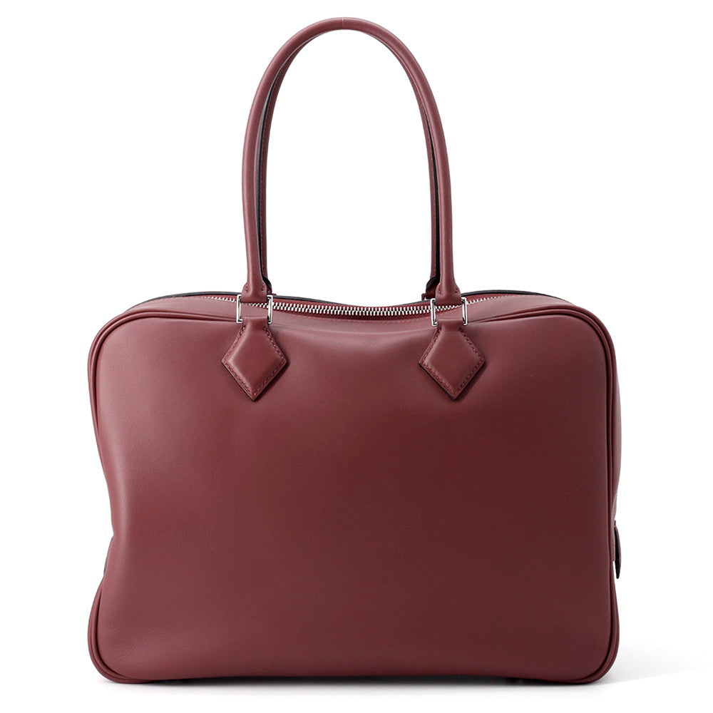 HERMES Plume Rouge H Swift Leather Size 32