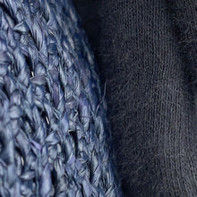 Load image into Gallery viewer, HERMES Cap Garate Serie Button Size 58 Navy Raffia100%
