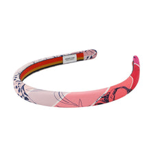 Load image into Gallery viewer, HERMES ★Elsa Jungle Love Hairband Pink Silk100%
