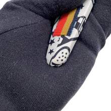 Load image into Gallery viewer, HERMES Zig Zag Hairband White/Black Silk 100%
