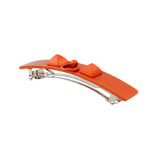 将图像加载到图库查看器中，HERMES Caprice Hair Clip Orange Aluminium
