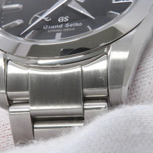 将图像加载到图库查看器中，SEIKO Grand Seiko Spring Drive Power Reserve Master Shop Exclusive W39mm Stainless Steel Black DialSBGA085
