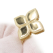 将图像加载到图库查看器中，Roberto Coin Princess Flower EarringsADR777EA0852_Y K18YG K18WG

