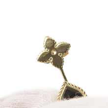 将图像加载到图库查看器中，Roberto Coin Princess Flower EarringsADR777EA0852_Y K18YG K18WG
