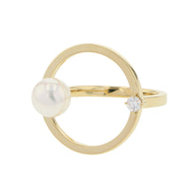 Load image into Gallery viewer, TASAKI Kinetic Ring Size Approximately No. 12RPI-4754-18KYG 18K Yellow Gold

