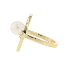 Load image into Gallery viewer, TASAKI Kinetic Ring Size Approximately No. 12RPI-4754-18KYG 18K Yellow Gold
