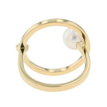 Load image into Gallery viewer, TASAKI Kinetic Ring Size Approximately No. 12RPI-4754-18KYG 18K Yellow Gold
