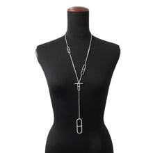 Load image into Gallery viewer, HERMES Ever Chain d&#39;Ancre Long Necklace Size 31.5&quot; SV925
