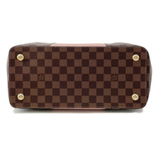 将图像加载到图库查看器中，LOUIS VUITTON Jersy Brown/PinkN44041 Damier Ebene Canvas Taurillon Leatherー
