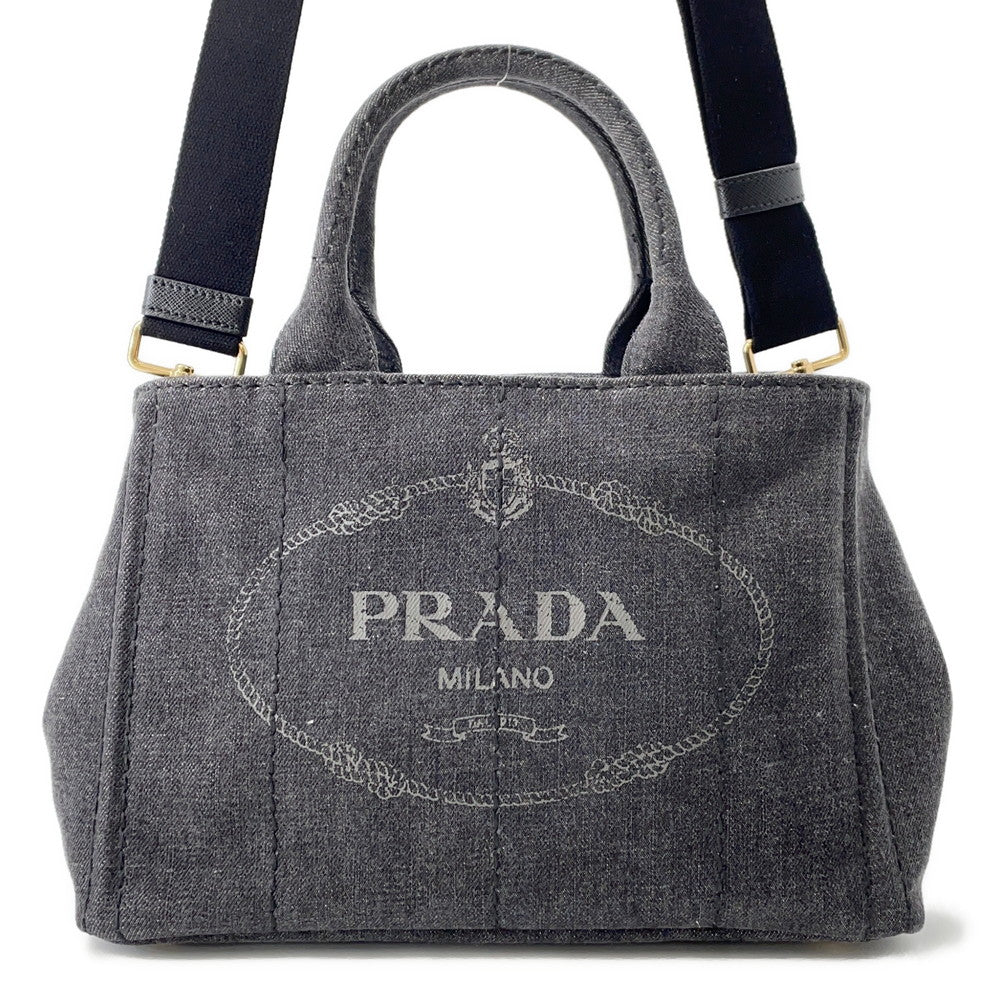 PRADA Canapa Black1BG439 Denim
