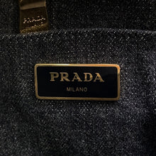 将图像加载到图库查看器中，PRADA Canapa Black1BG439 Denim
