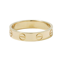 将图像加载到图库查看器中，CARTIER Mini love ring Size 49/#9 Small 18K Yellow Gold
