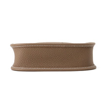 将图像加载到图库查看器中，HERMES Evelyne Amazon Long Etoupe/Blue Indigo Taurillon Clemence Size TPM
